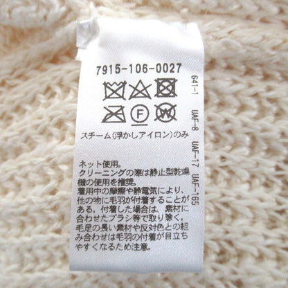 BLAMINK リネン シルク ブレンド ニット カーディガン