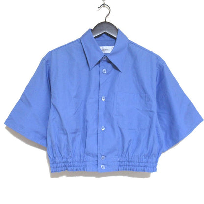 JANE SMITH COTTON BROADヘムギャザーシャツ
