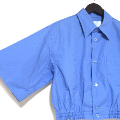 JANE SMITH COTTON BROADヘムギャザーシャツ