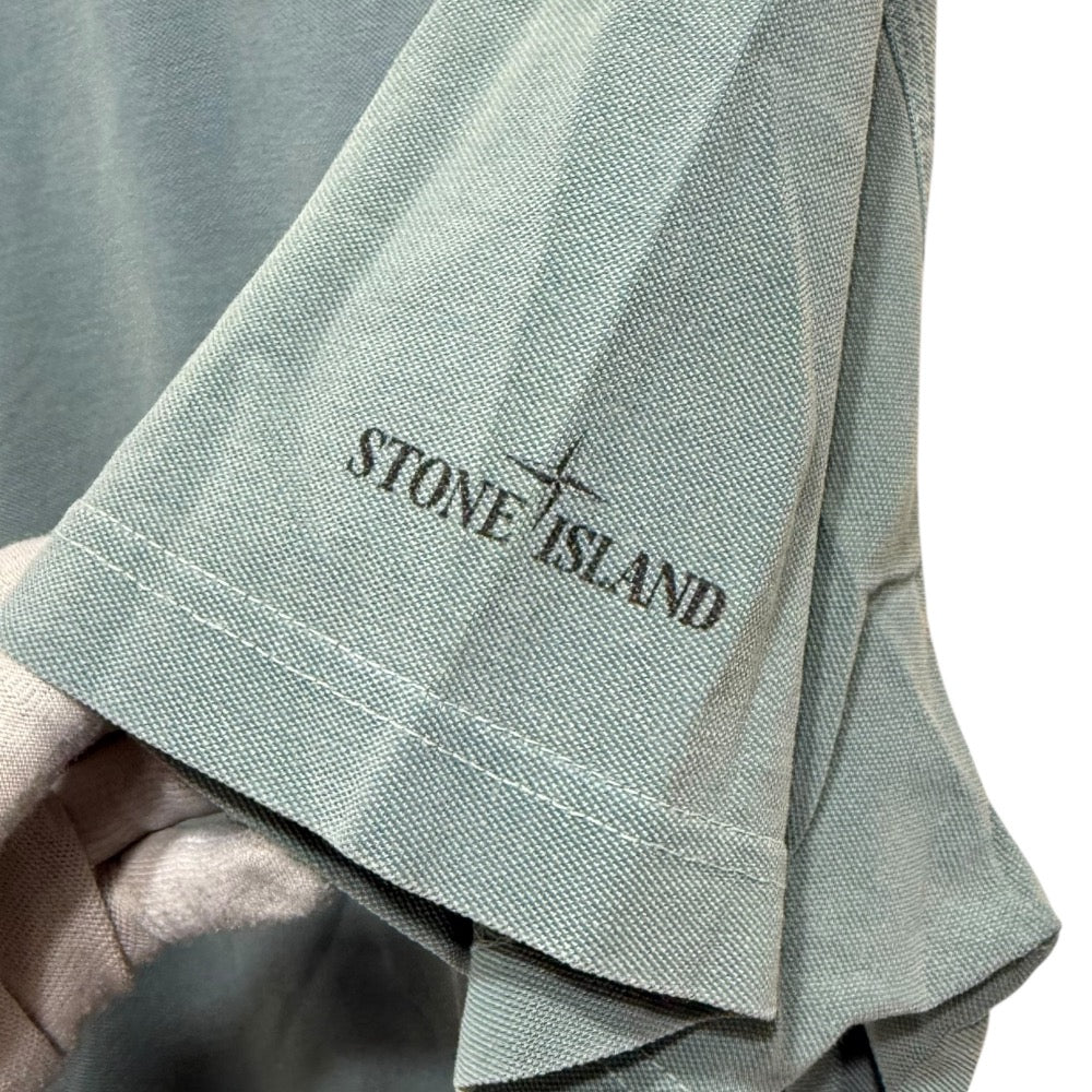 STONE ISLAND 鹿の子コットンTシャツ