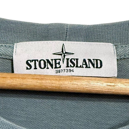 STONE ISLAND 鹿の子コットンTシャツ
