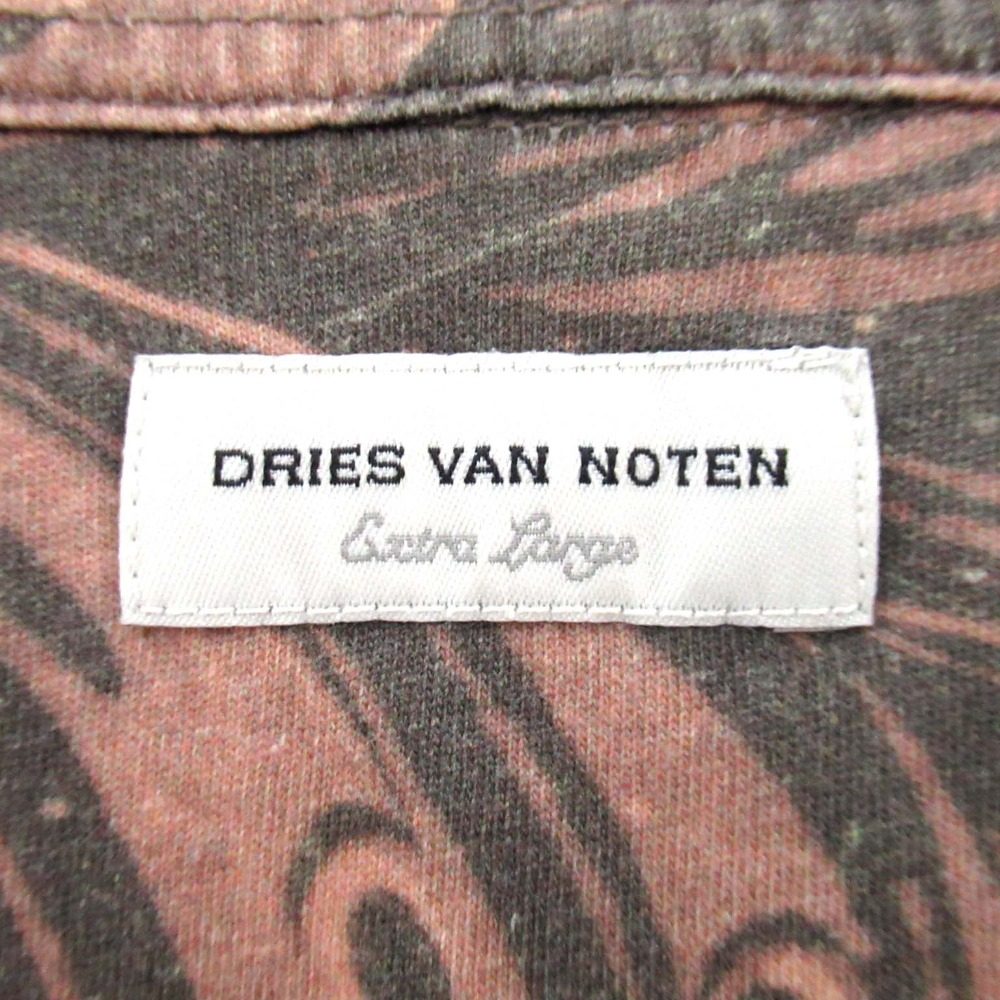 DRIES VAN NOTEN ボタニカル コットン ポロシャツ