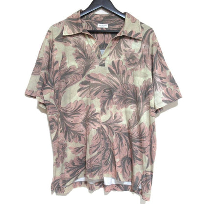 DRIES VAN NOTEN ボタニカル コットン ポロシャツ