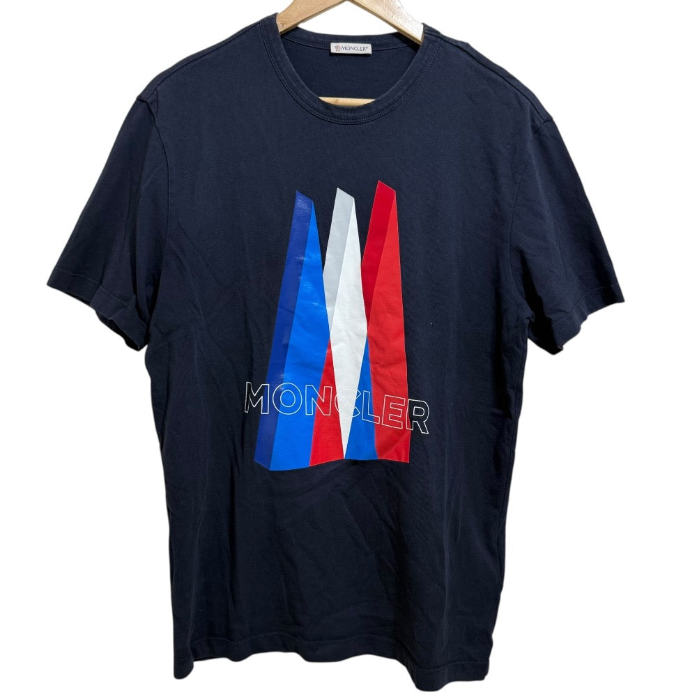モンクレール ロゴプリント コットンTシャツ