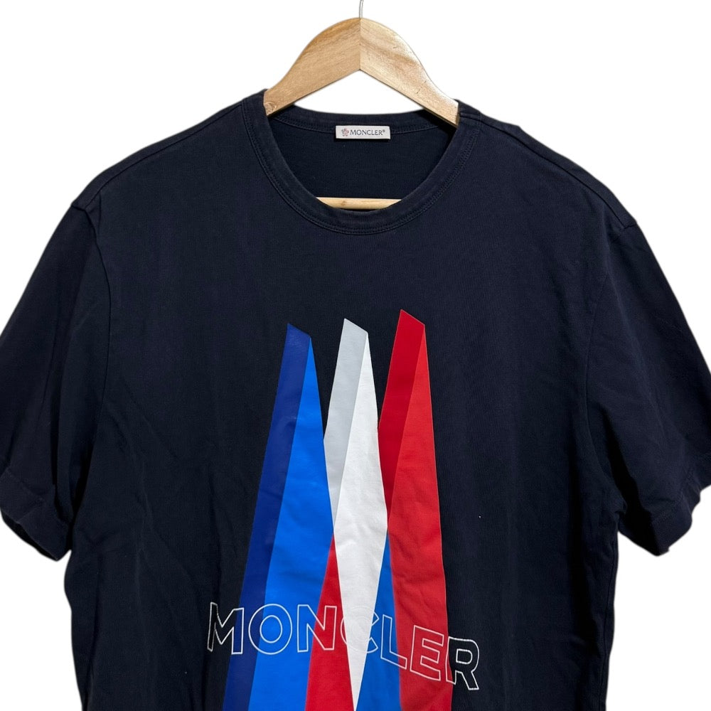 モンクレール ロゴプリント コットンTシャツ