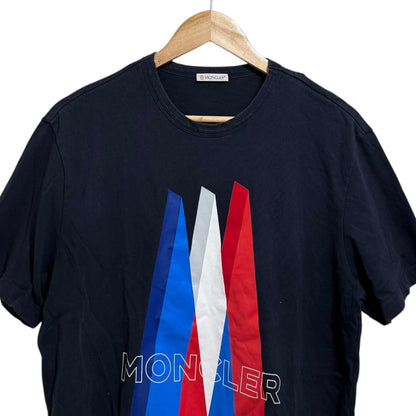 モンクレール ロゴプリント コットンTシャツ
