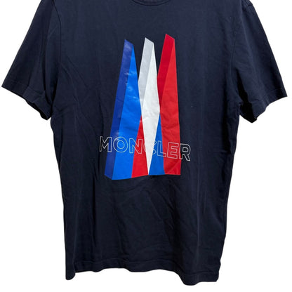 モンクレール ロゴプリント コットンTシャツ
