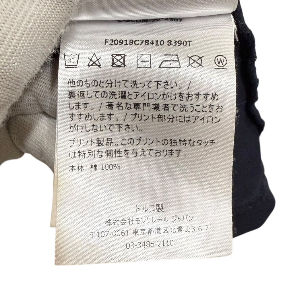 モンクレール ロゴプリント コットンTシャツ