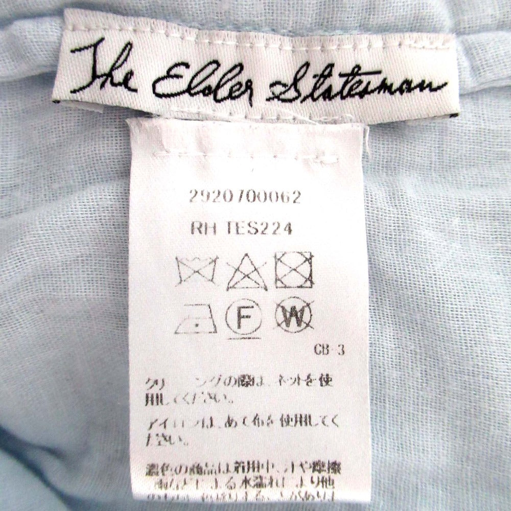 The Elder Statesman ダブルガーゼ半袖シャツ