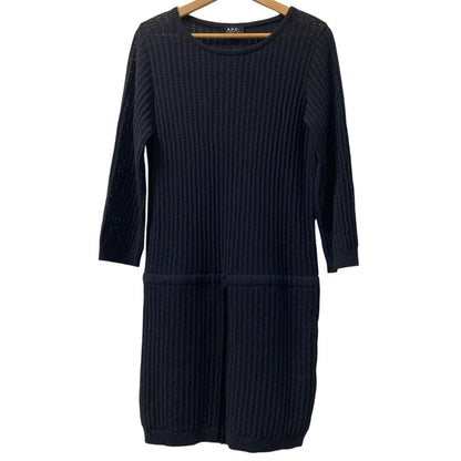 A.P.C. クロシェ ニット リネン ブレンド ドレス