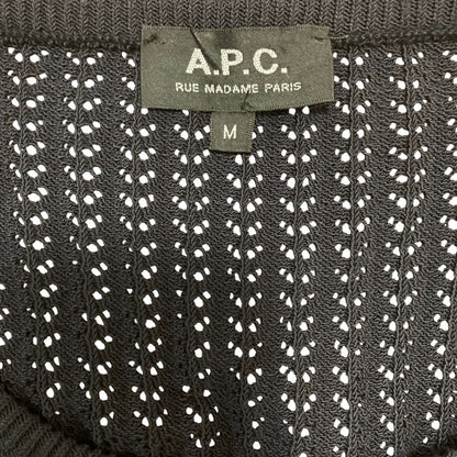 A.P.C. クロシェ ニット リネン ブレンド ドレス