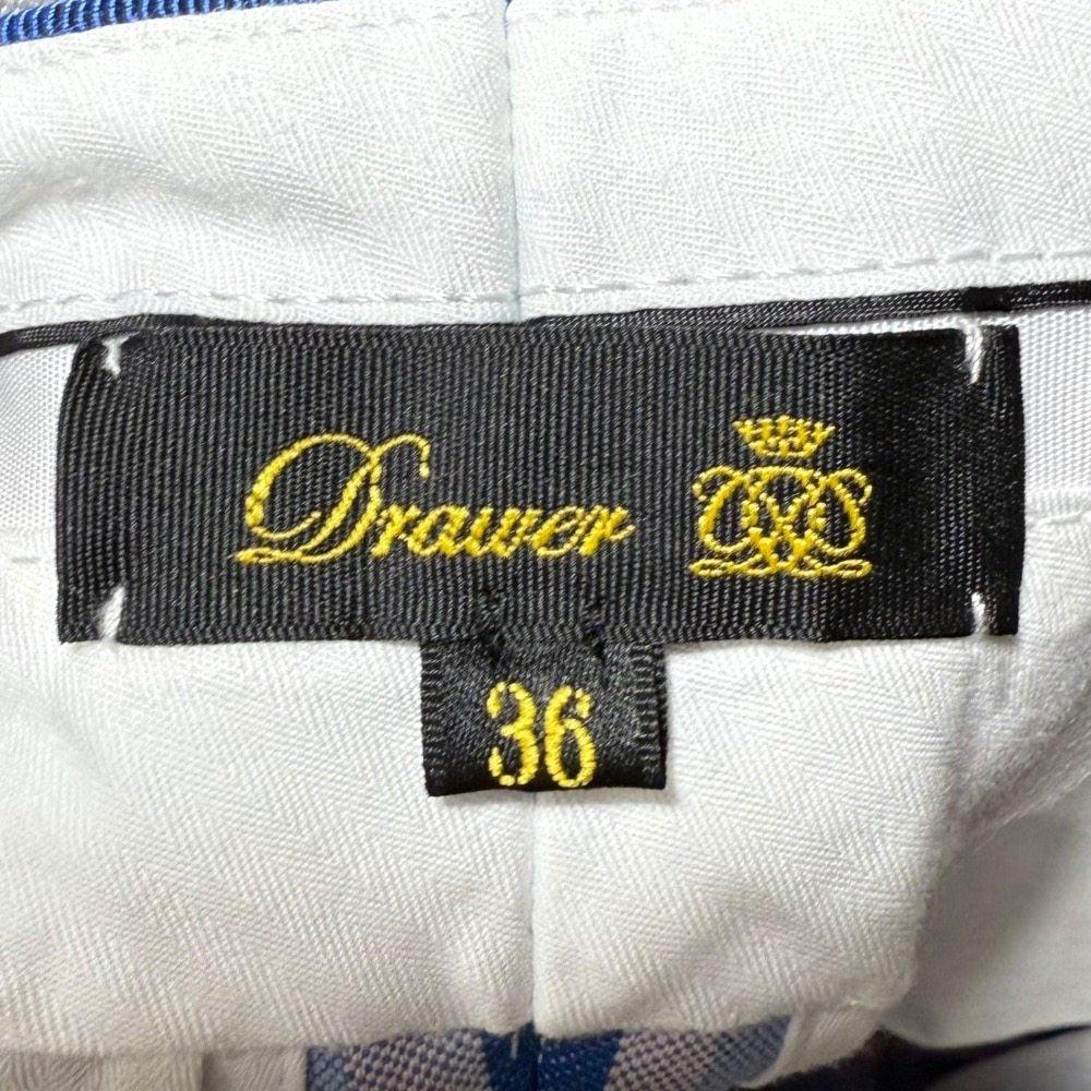 Drawer M.SUMMER ナナコ チェック ベーシック パンツ