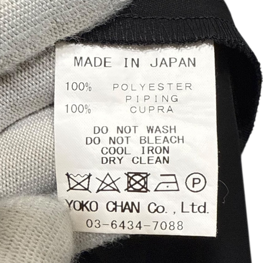 YOKO CHAN バックタックノースリーブプルオーバーブラウス