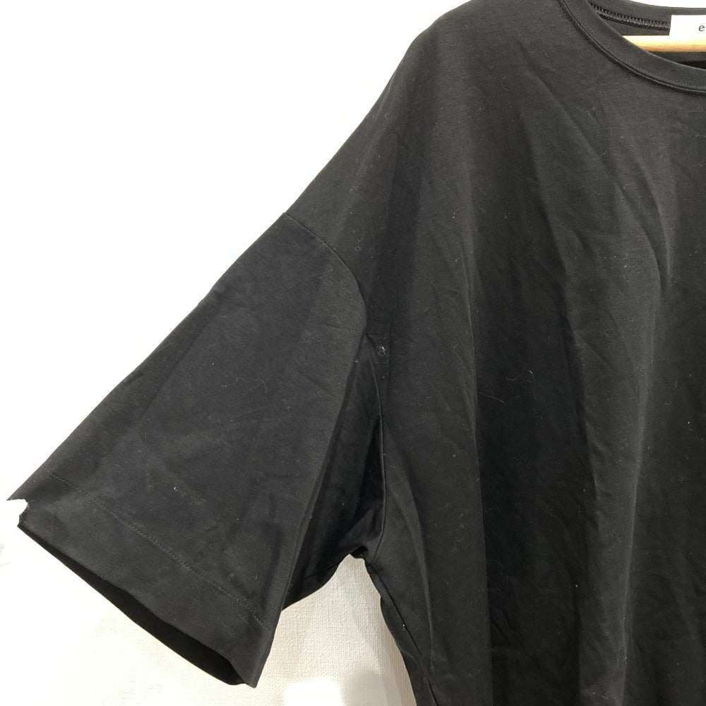 エブール スーピマコットンオーバーサイズクルーネックカットソー
