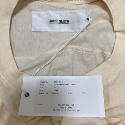 JANE SMITH コットン ショート フットボール Tシャツ