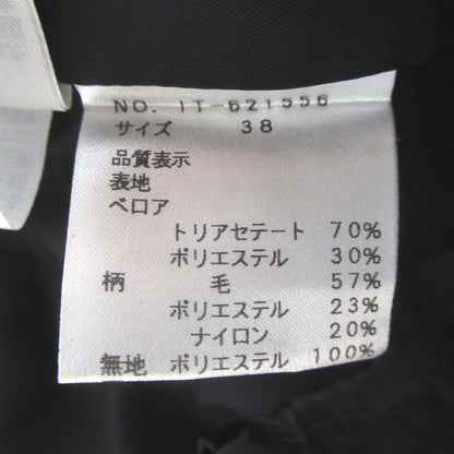 M'S GRACY フラワー ジャカード ベロア ドレス