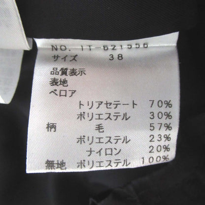 M'S GRACY フラワー ジャカード ベロア ドレス