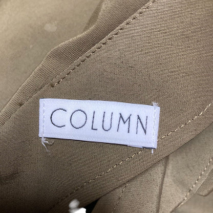 COLUMN Vネック ビッグ カラー ドレス