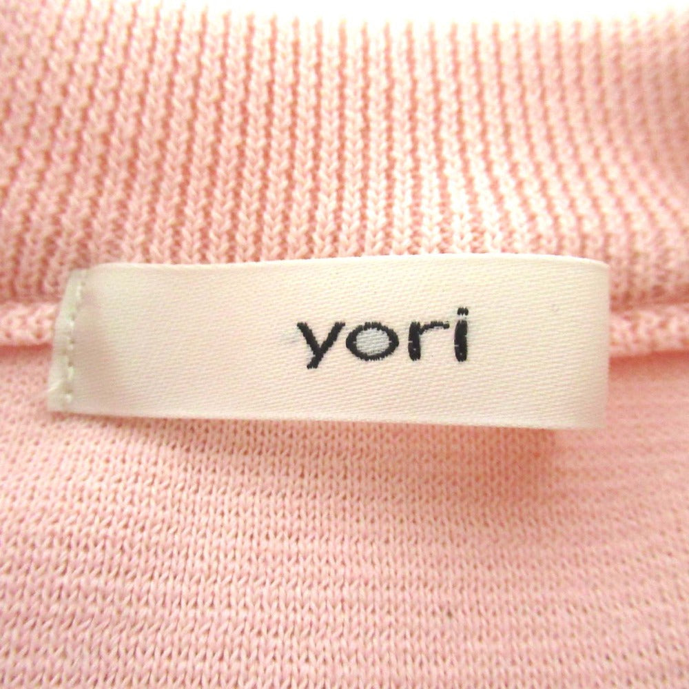 yori コットン ショートスリーブニットカットソー
