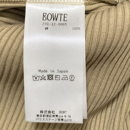 BOWTE TEREKO リブタンクトップ