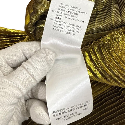 グッチ シルク プリーツ スカート