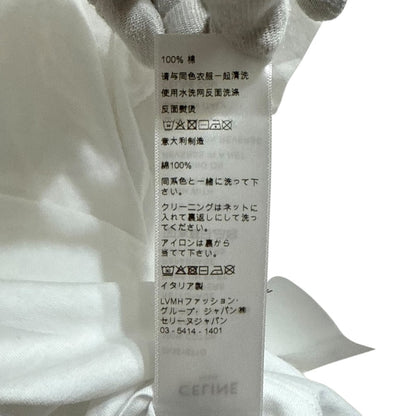 セリーヌ EMBROIDERED T-SHIRT IN COTTON Tシャツ
