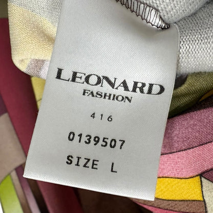 LEONARD FASHION キャンキャン ストレッチ プルオーバー