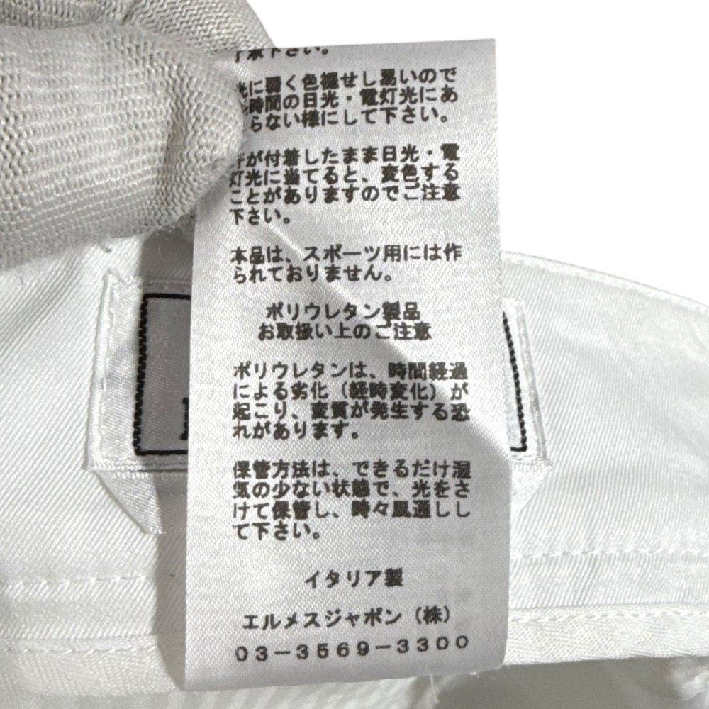 エルメス 22SS ワンタックワイドショートパンツ サイズS ショートパンツ
