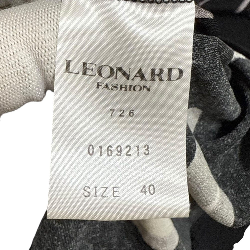 LEONARD FASHION キャンキャン プルオーバー ブラウス