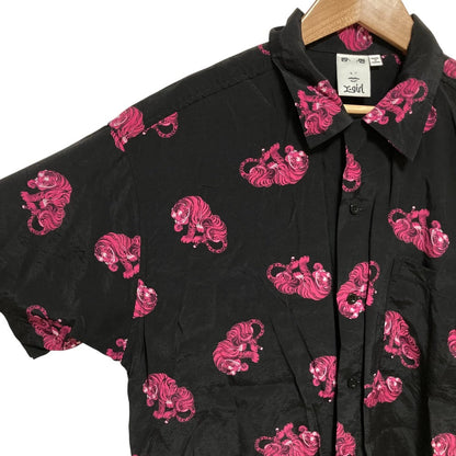 X-girl TIGER OPEN COLLAR S/S シャツ