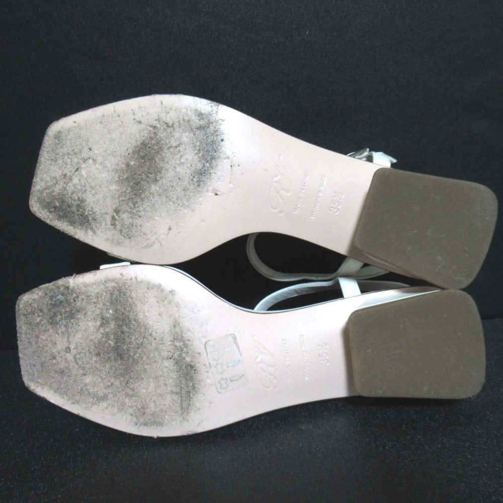 ロジェヴィヴィエ Square Buckle Leather Sandals