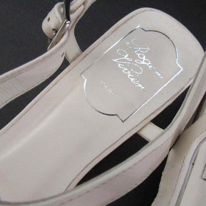ロジェヴィヴィエ Square Buckle Leather Sandals