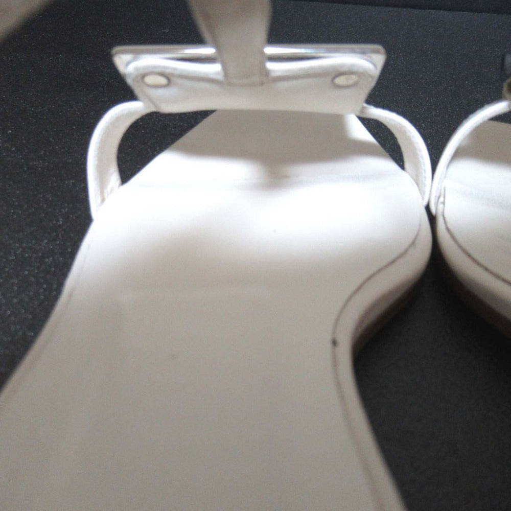 ロジェヴィヴィエ Square Buckle Leather Sandals
