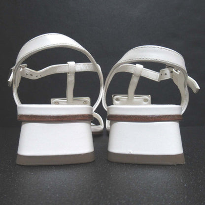 ロジェヴィヴィエ Square Buckle Leather Sandals