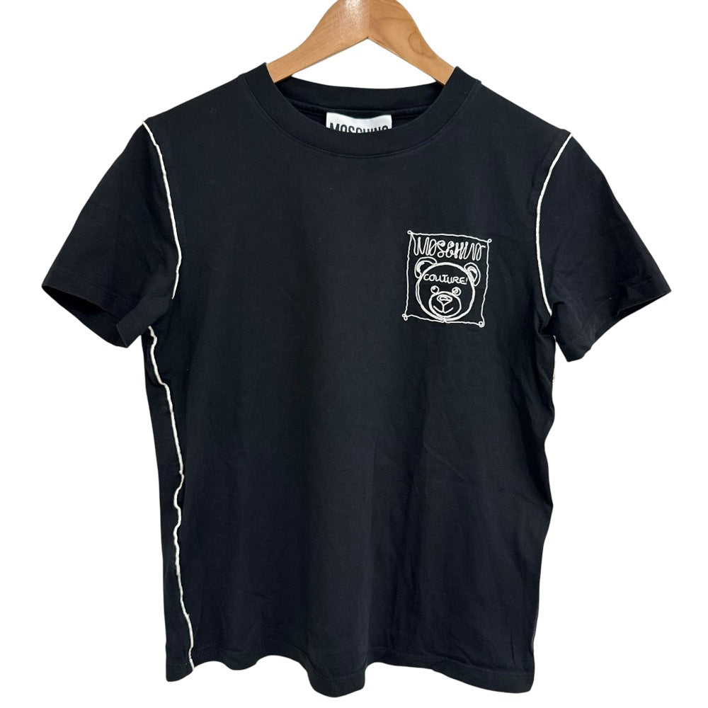 モスキーノ 刺繍コットンTシャツ