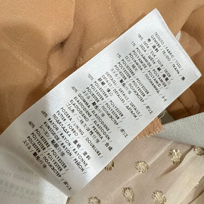ステラマッカートニー シルク ブレンド ドット シアー スカート
