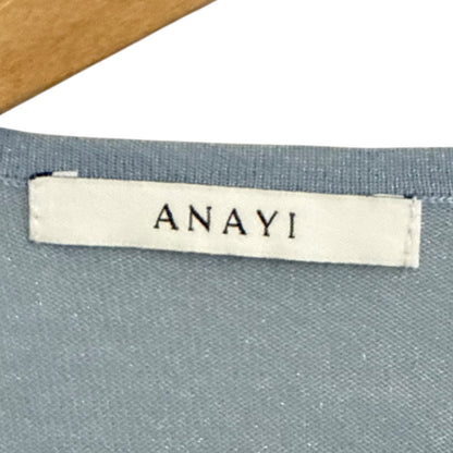 ANAYI ロング ニット カーディガン