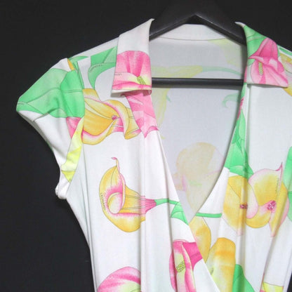 LEONARD FASHION フラワー パターン ドレス