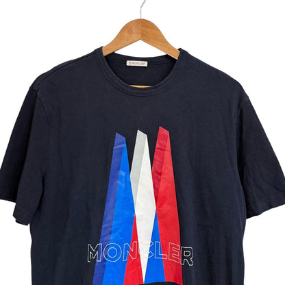 モンクレール コットンプリント半袖Tシャツ