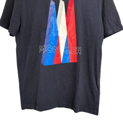 モンクレール コットンプリント半袖Tシャツ