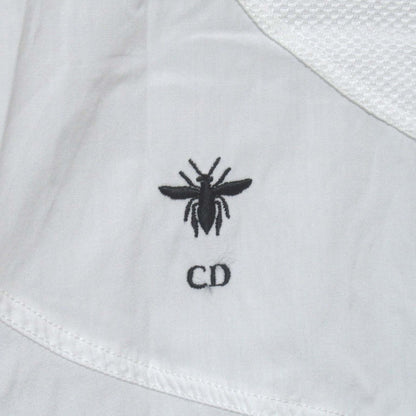 クリスチャン ディオール BEE 刺繍 ノースリーブ シャツ ドレス