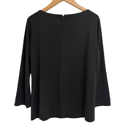LEONARD FASHION スパンコール プルオーバー ブラウス