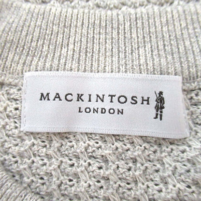 マッキントッシュロンドン 交編レースクルーネック半袖ニットTシャツ