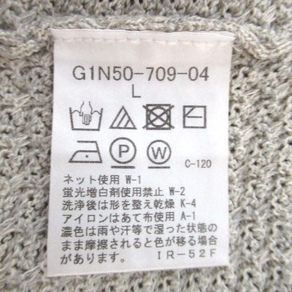 マッキントッシュロンドン 交編レースクルーネック半袖ニットTシャツ