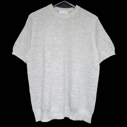 マッキントッシュロンドン 交編レースクルーネック半袖ニットTシャツ