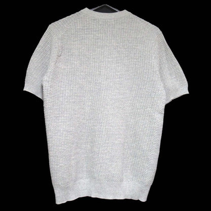 マッキントッシュロンドン 交編レースクルーネック半袖ニットTシャツ