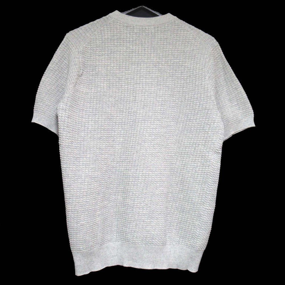 マッキントッシュロンドン 交編レースクルーネック半袖ニットTシャツ