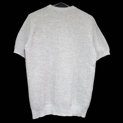 マッキントッシュロンドン 交編レースクルーネック半袖ニットTシャツ