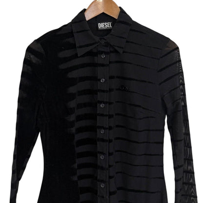 ディーゼル D-SHIRTY-C2 メッシュ ドレス