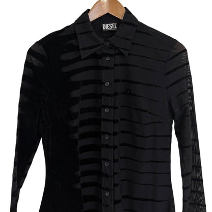 ディーゼル D-SHIRTY-C2 メッシュ ドレス